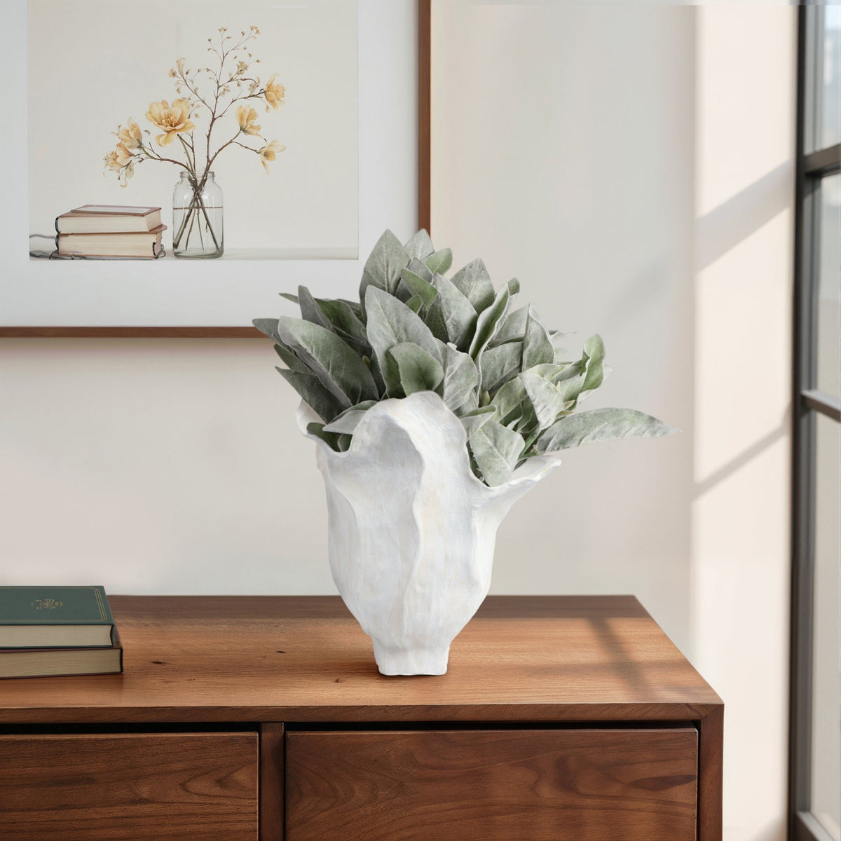 Spadena Porcelain Vase, Ivory Vases and Jars| Sagebrook Home