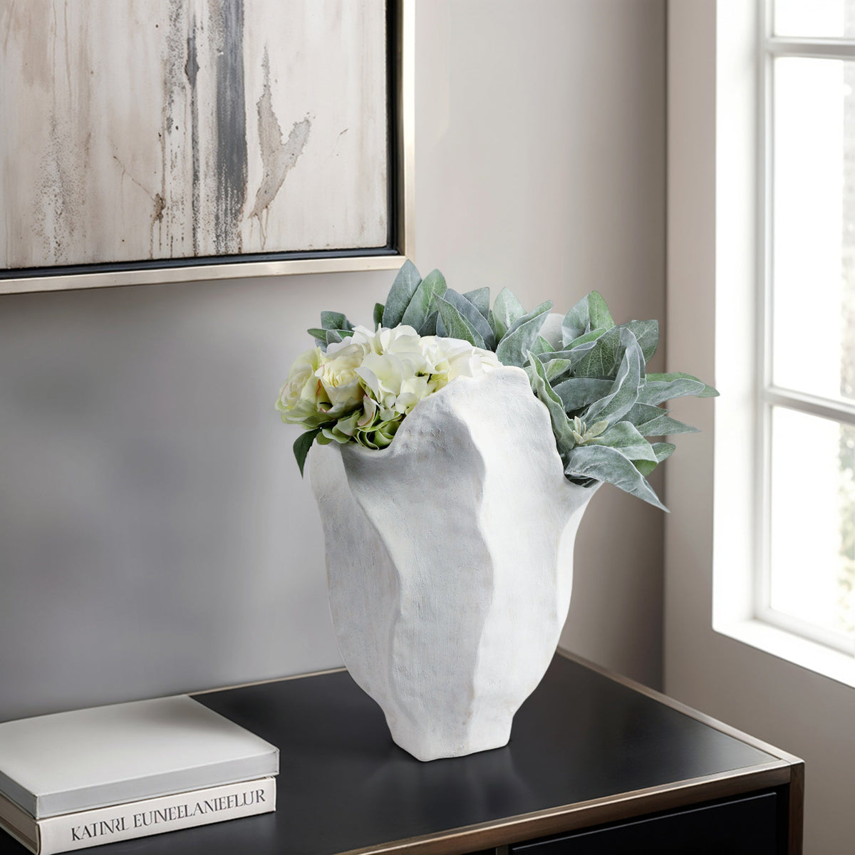 Spadena Porcelain Vase, Ivory Vases and Jars| Sagebrook Home