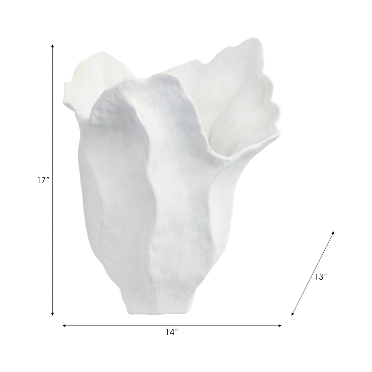 Spadena Porcelain Vase, Ivory Vases and Jars| Sagebrook Home