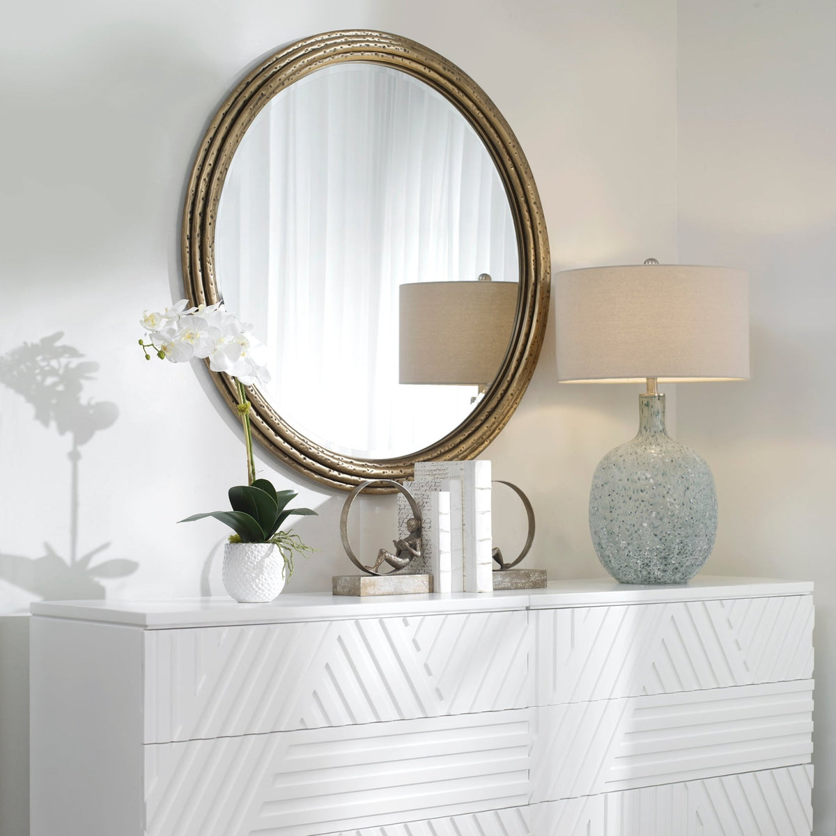 Spera Round Mirror Mirrors| Uttermost