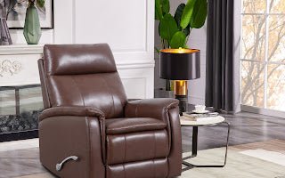 Spinova Brown Swivel Glider Recliner Recliners| Roots Furniture