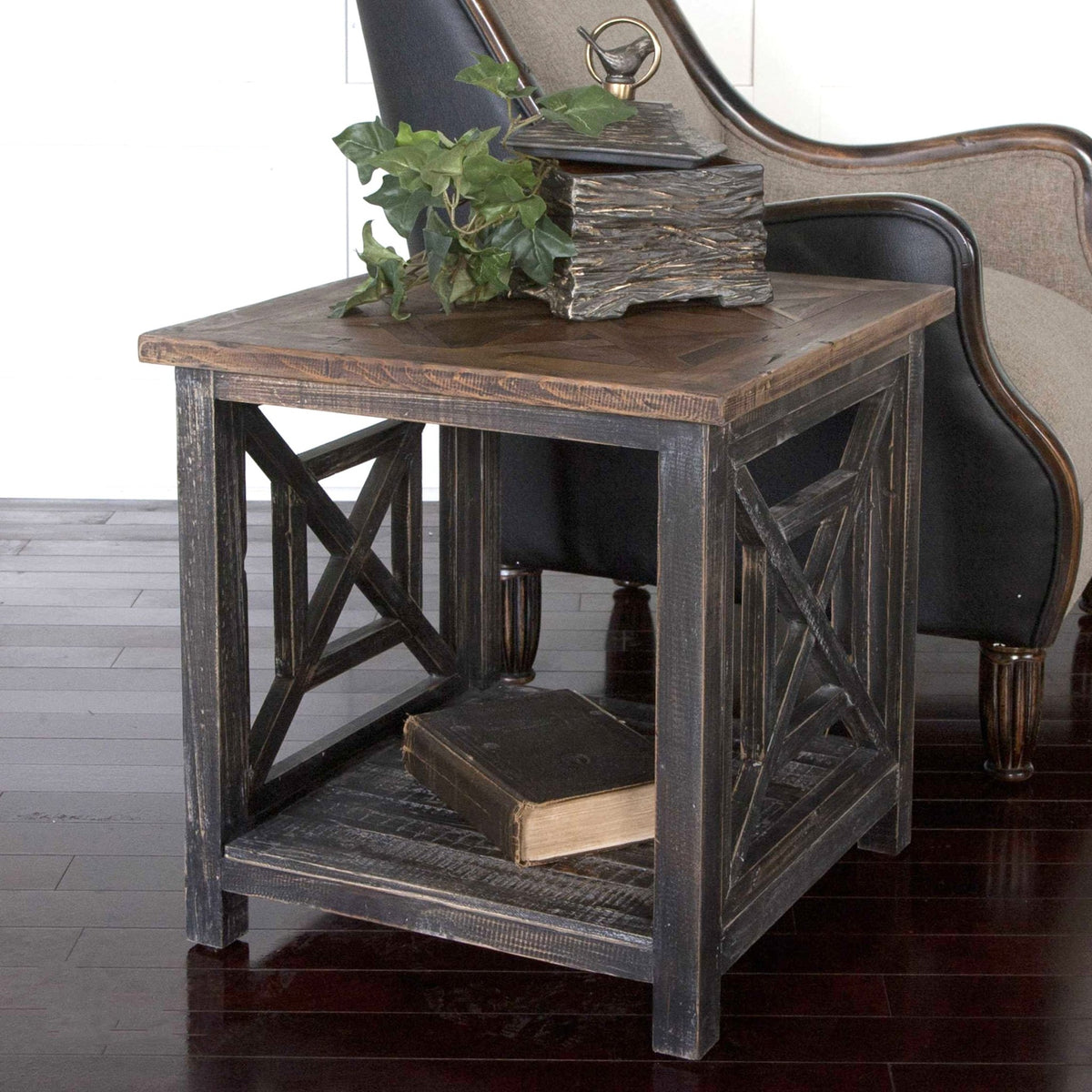 Spiro End Table Accent & End Tables| Uttermost