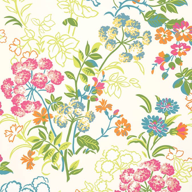 SPRING GARDEN,Wallpaper Wallpaper| Thibaut Design