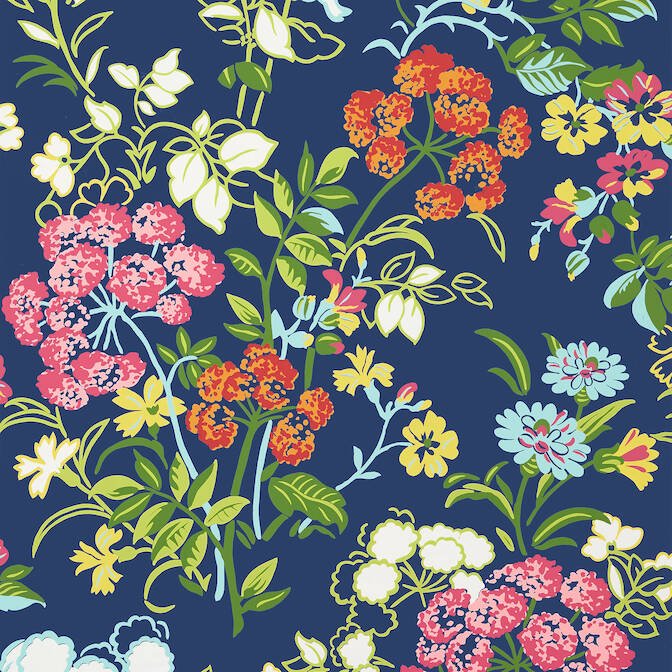 SPRING GARDEN,Wallpaper Wallpaper| Thibaut Design