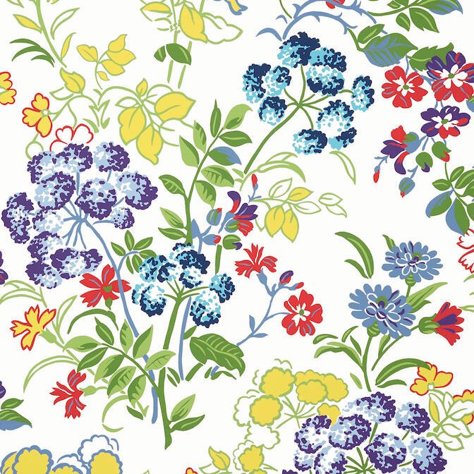 SPRING GARDEN,Wallpaper Wallpaper| Thibaut Design