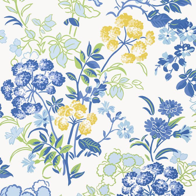 SPRING GARDEN,Wallpaper Wallpaper| Thibaut Design