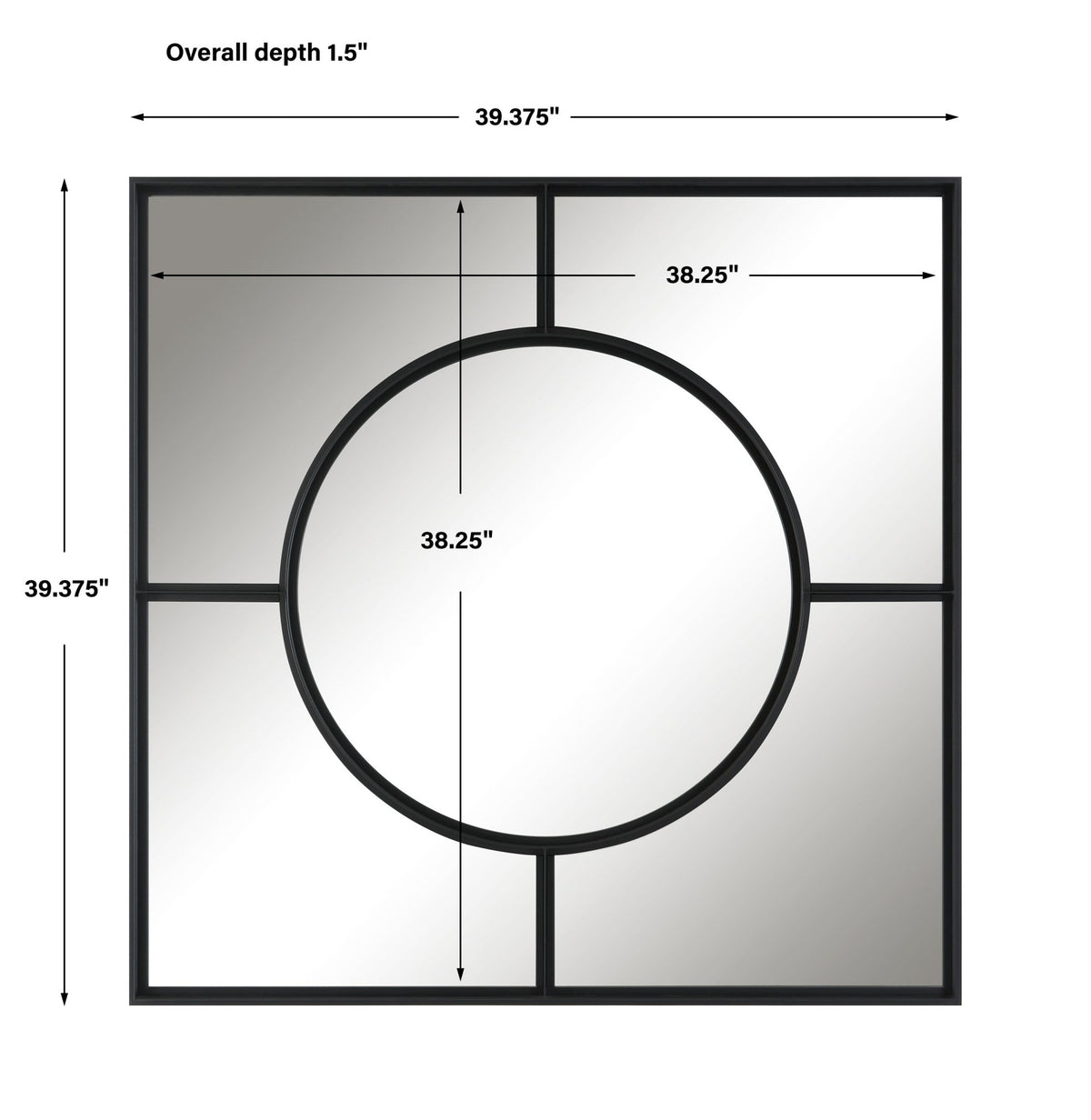 Spurgeon Square Mirror Mirrors| Uttermost