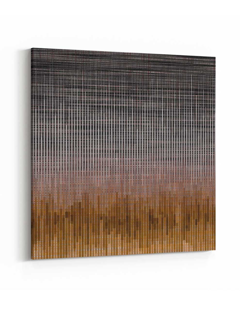 Square Canvas Wall Art Stretched Over Wooden Frame with Black Floating Frame and Abstract Art Painting6 Paintings & Pictures| LOWHA
