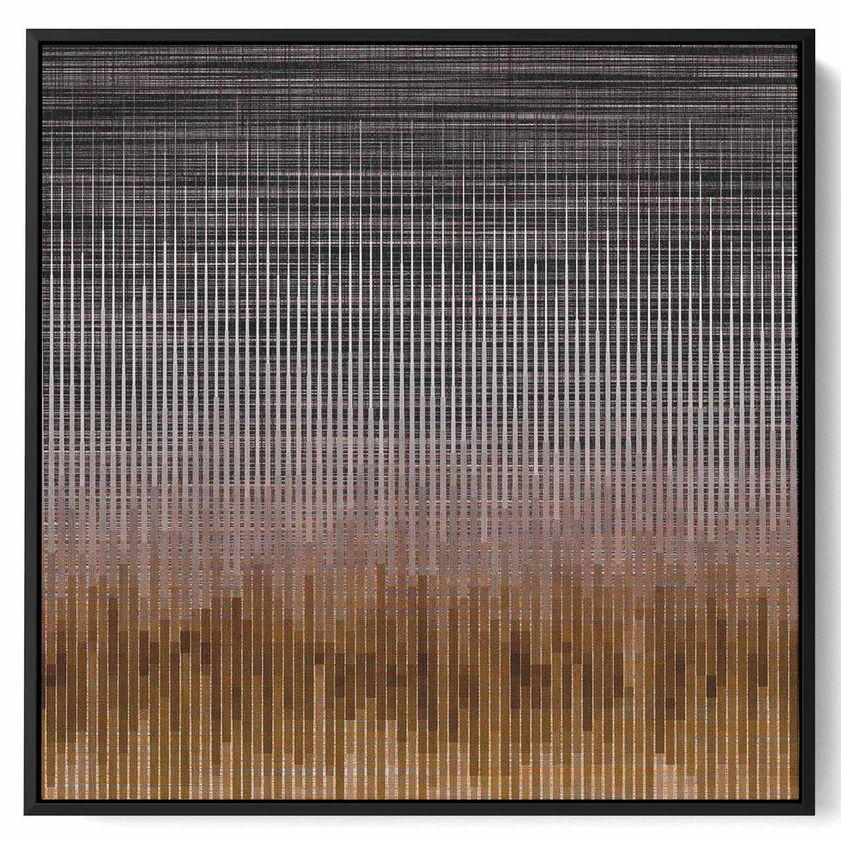 Square Canvas Wall Art Stretched Over Wooden Frame with Black Floating Frame and Abstract Art Painting6 Paintings & Pictures| LOWHA