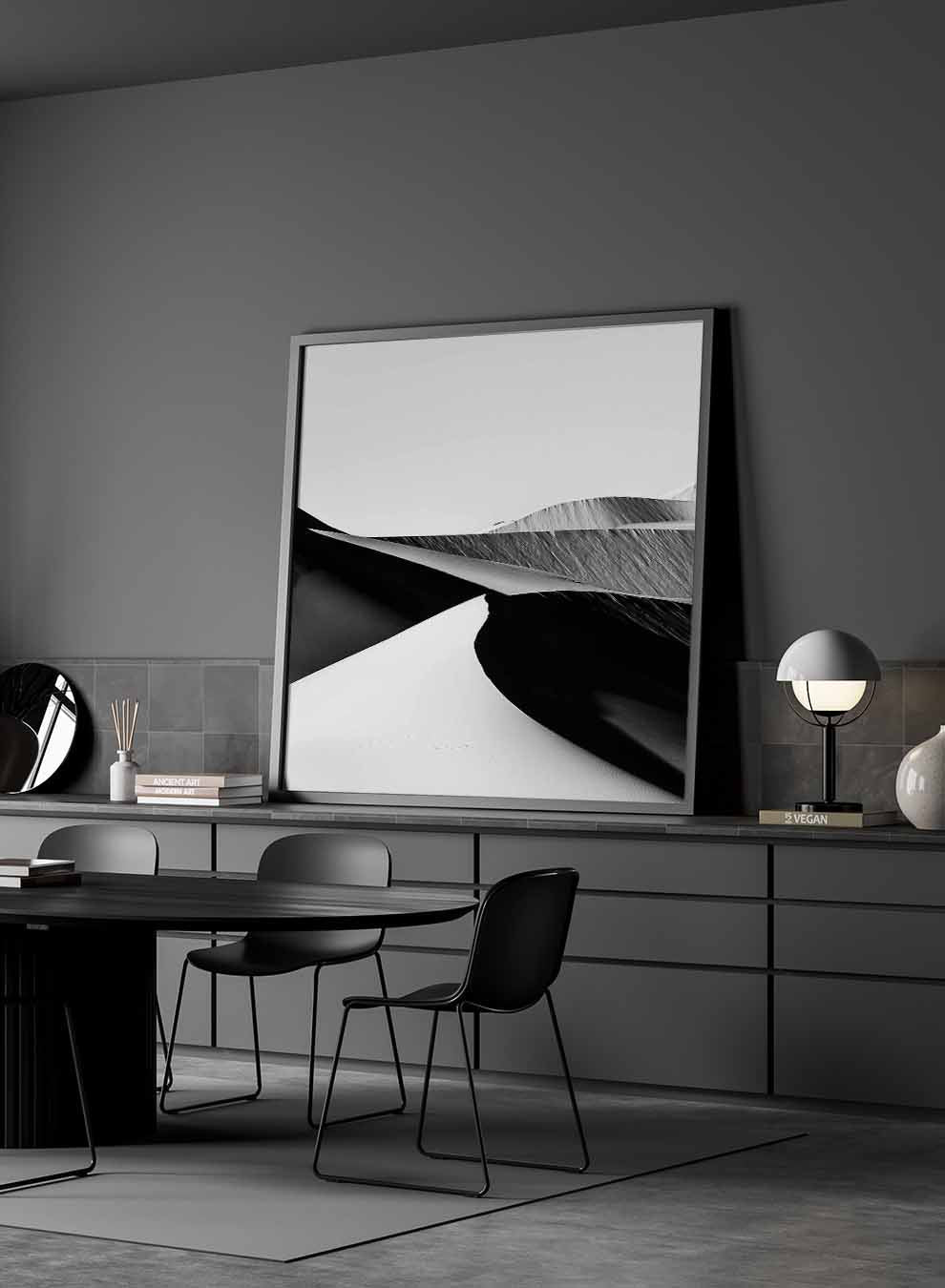 Square Canvas Wall Art Stretched Over Wooden Frame with Black Floating Frame and Flower Art Painting Paintings & Pictures| LOWHA