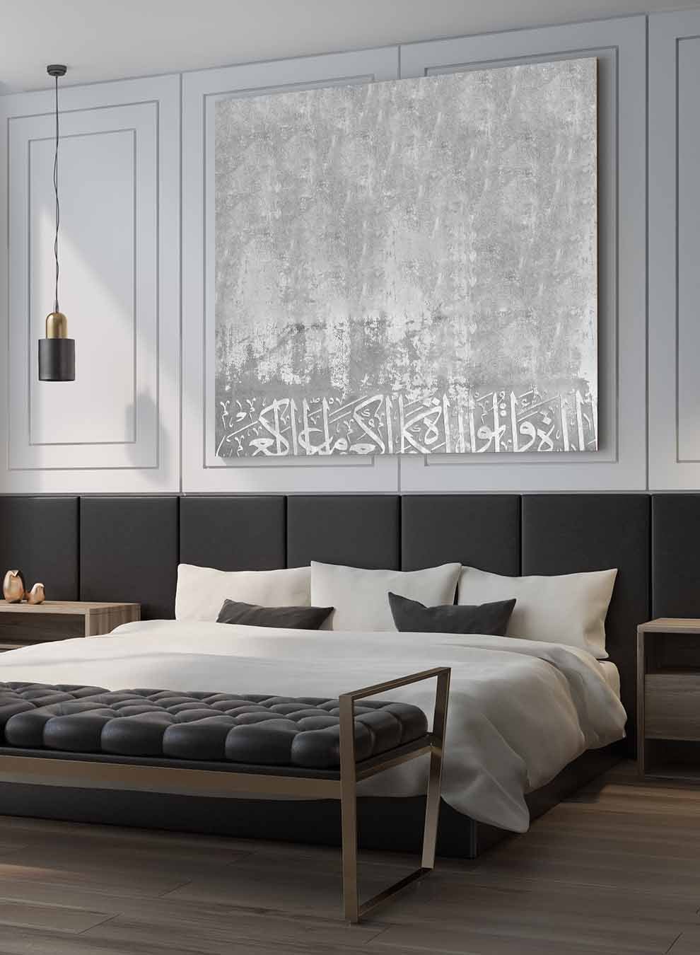Square Canvas Wall Art Stretched Over Wooden Frame with Black Floating Frame and Ice Mountain Painting Paintings & Pictures| LOWHA