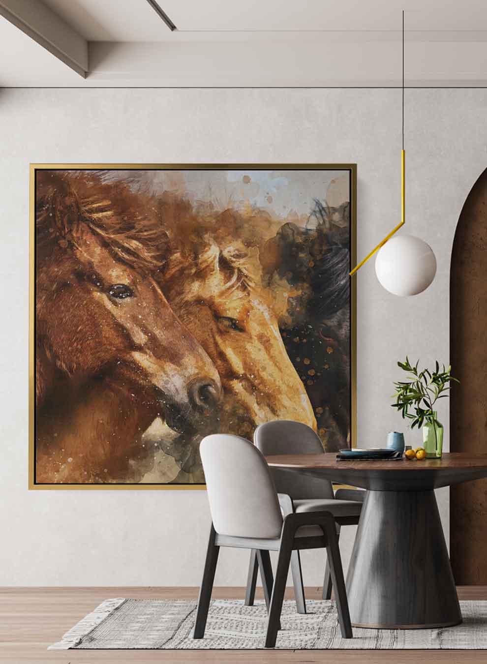 Square Canvas Wall Art Stretched Over Wooden Frame with Black Floating Frame and Islamic Duaa Painting Paintings & Pictures| LOWHA