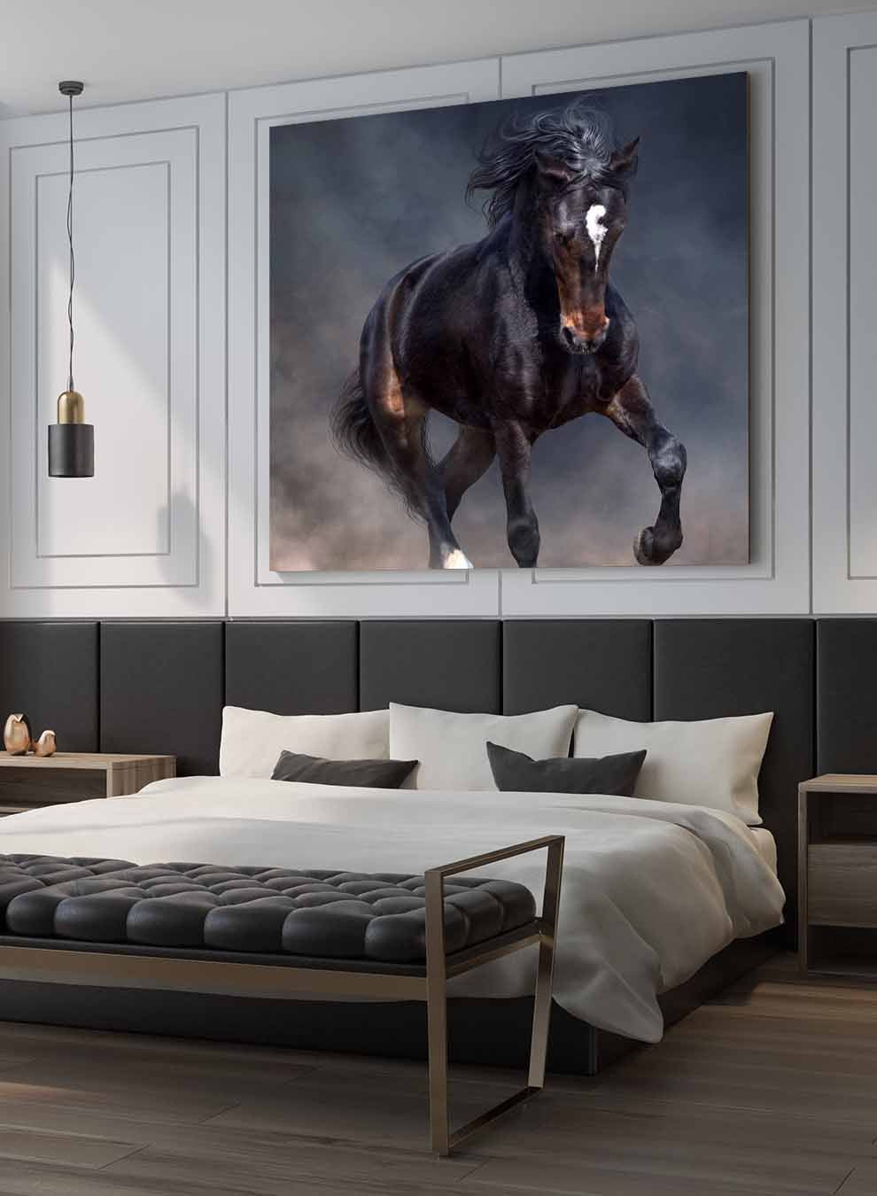 Square Canvas Wall Art Stretched Over Wooden Frame with Black Floating Frame and Winter Is Here Painting Paintings & Pictures| LOWHA