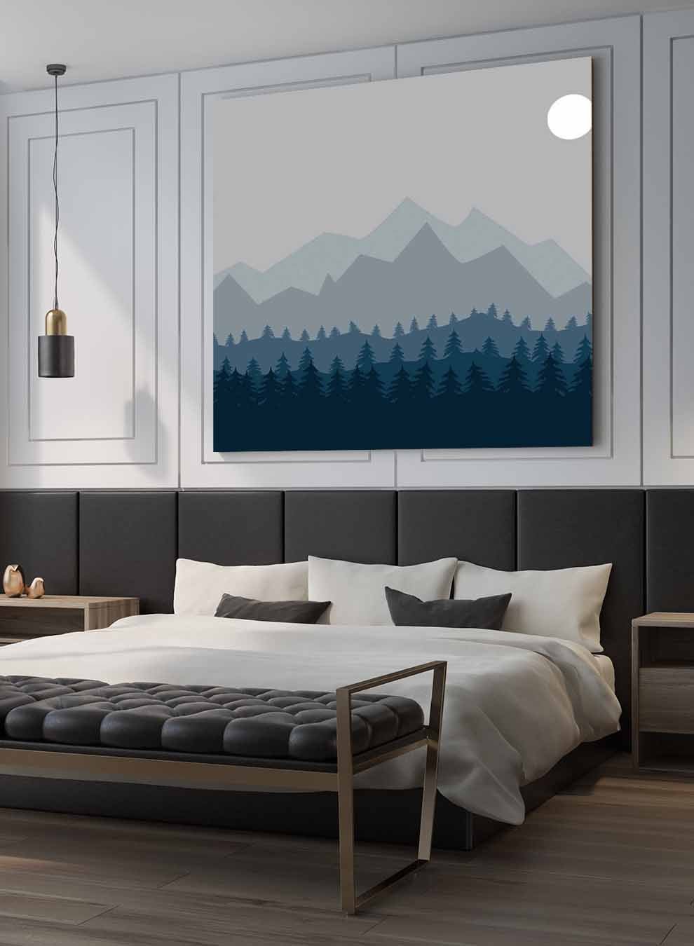 Square Canvas Wall Art Stretched Over Wooden Frame with Black Floating Frame and World Map Painting Paintings & Pictures| LOWHA