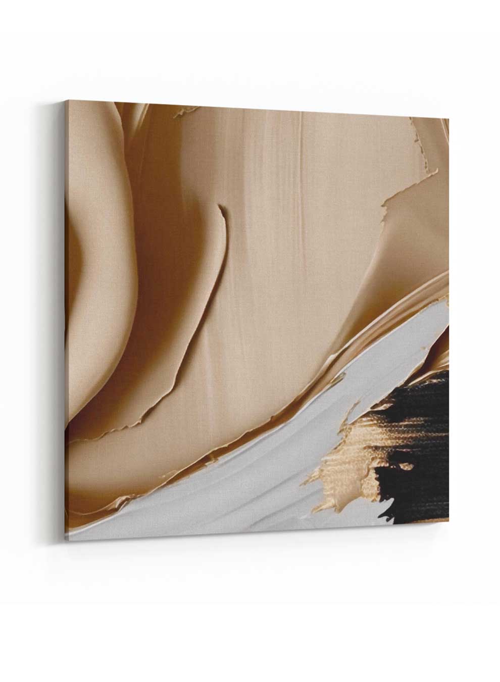 Square Canvas Wall Art Stretched Over Wooden Frame with Gold Floating Frame and Horse Oil Painting Paintings & Pictures| LOWHA