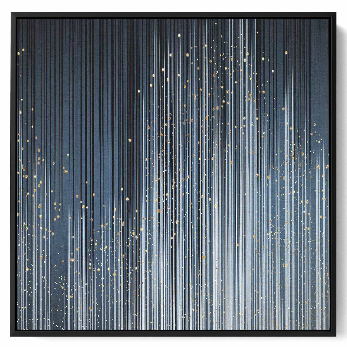 Square Canvas Wall Art Stretched Over Wooden Frame with Gold Floating Frame and Modern Oil Painting Paintings & Pictures| LOWHA