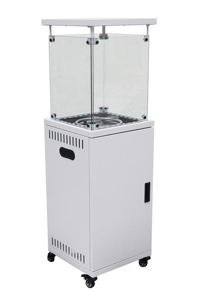 Square Fire Pit with Glass Panel - Al Rugaib Furniture