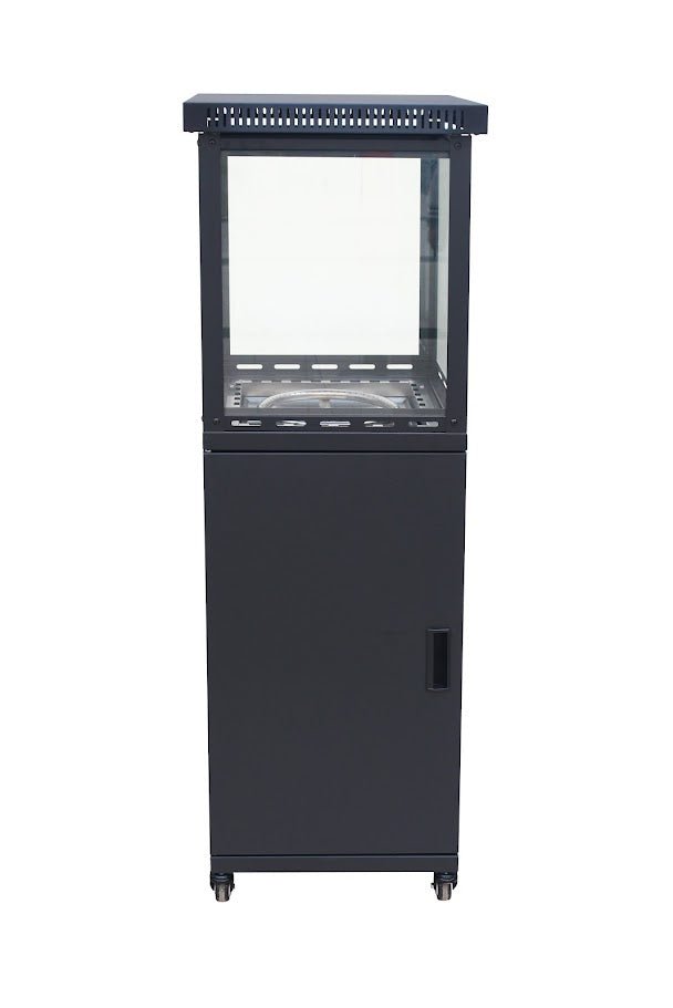 Square Fire Pit with Glass Panel Outdoor Heaters| Roots Furniture