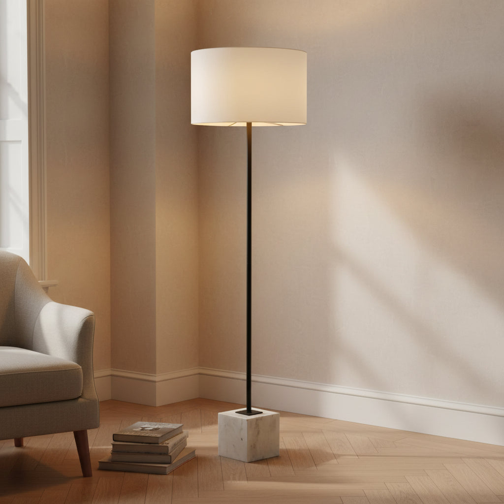 Square Marble Base Floor Lamp Table Lamps| Roots Furniture
