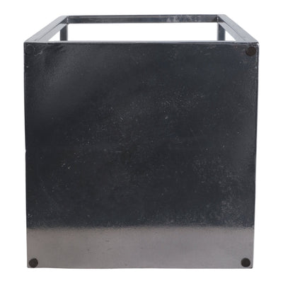 Squared Lantern With Handle, Silver - Al Rugaib Furniture