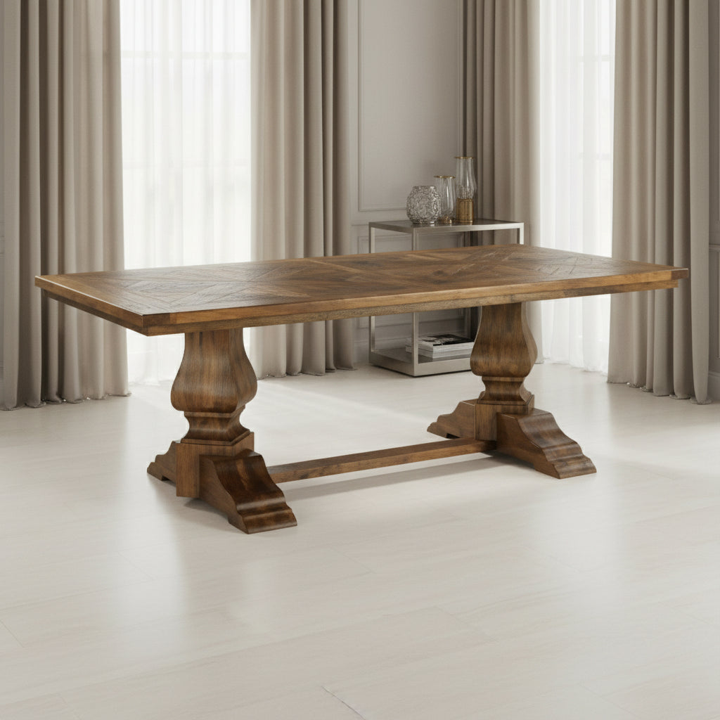 St. Florian Double Pedestal Dining Table Dining Tables| Fairfield Chair