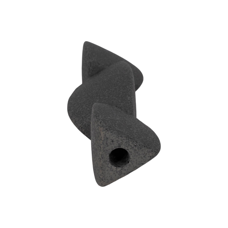 Stacked Objects Taper Holder Sand Glaze - Al Rugaib Furniture