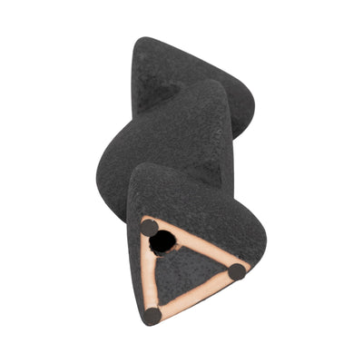 Stacked Objects Taper Holder Sand Glaze - Al Rugaib Furniture