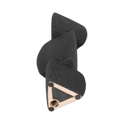 Stacked Objects Taper Holder Sand Glaze - Al Rugaib Furniture