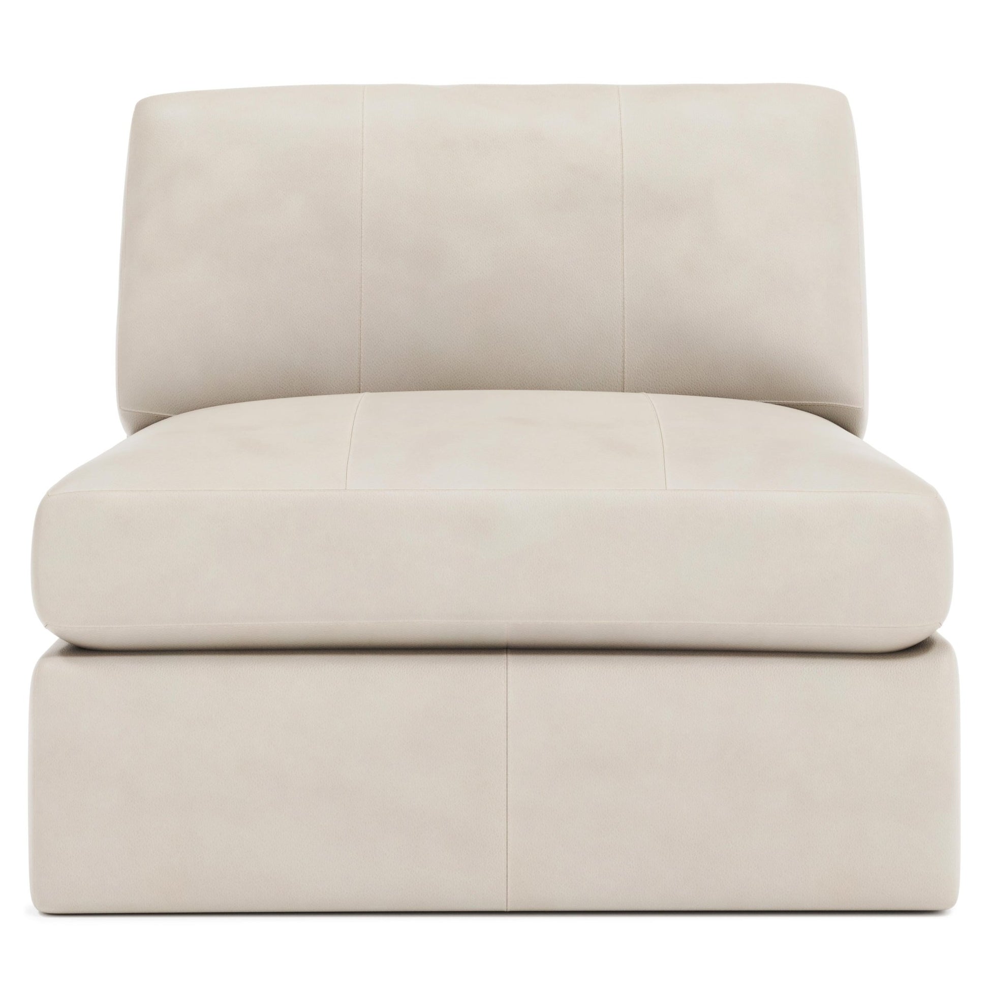 Stafford Leather Armless Chair Chairs| Bernhardt