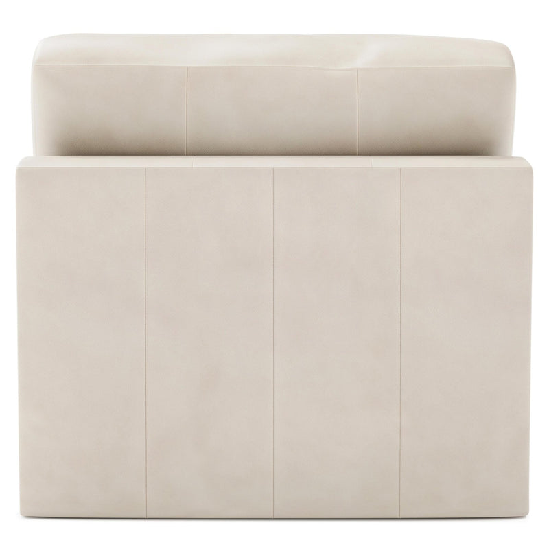 Stafford Leather Armless Chair - Al Rugaib Furniture