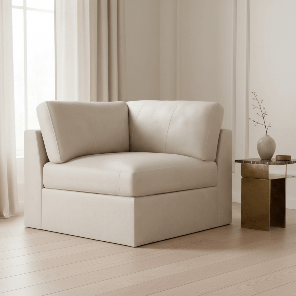 Stafford Leather Corner Chair Chairs| Bernhardt