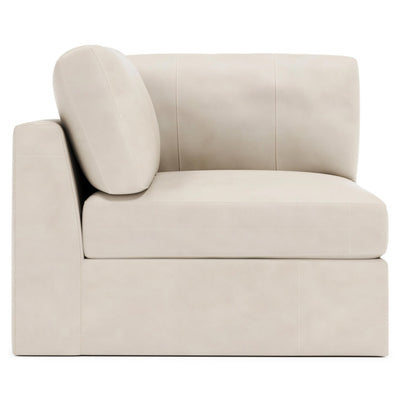 Stafford Leather Corner Chair - Al Rugaib Furniture