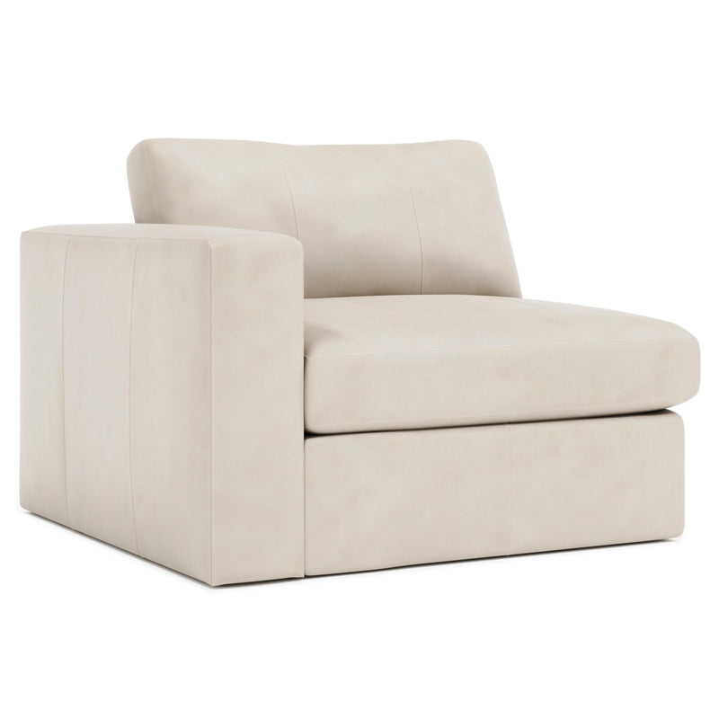 Stafford Leather Left Arm Chair - Al Rugaib Furniture