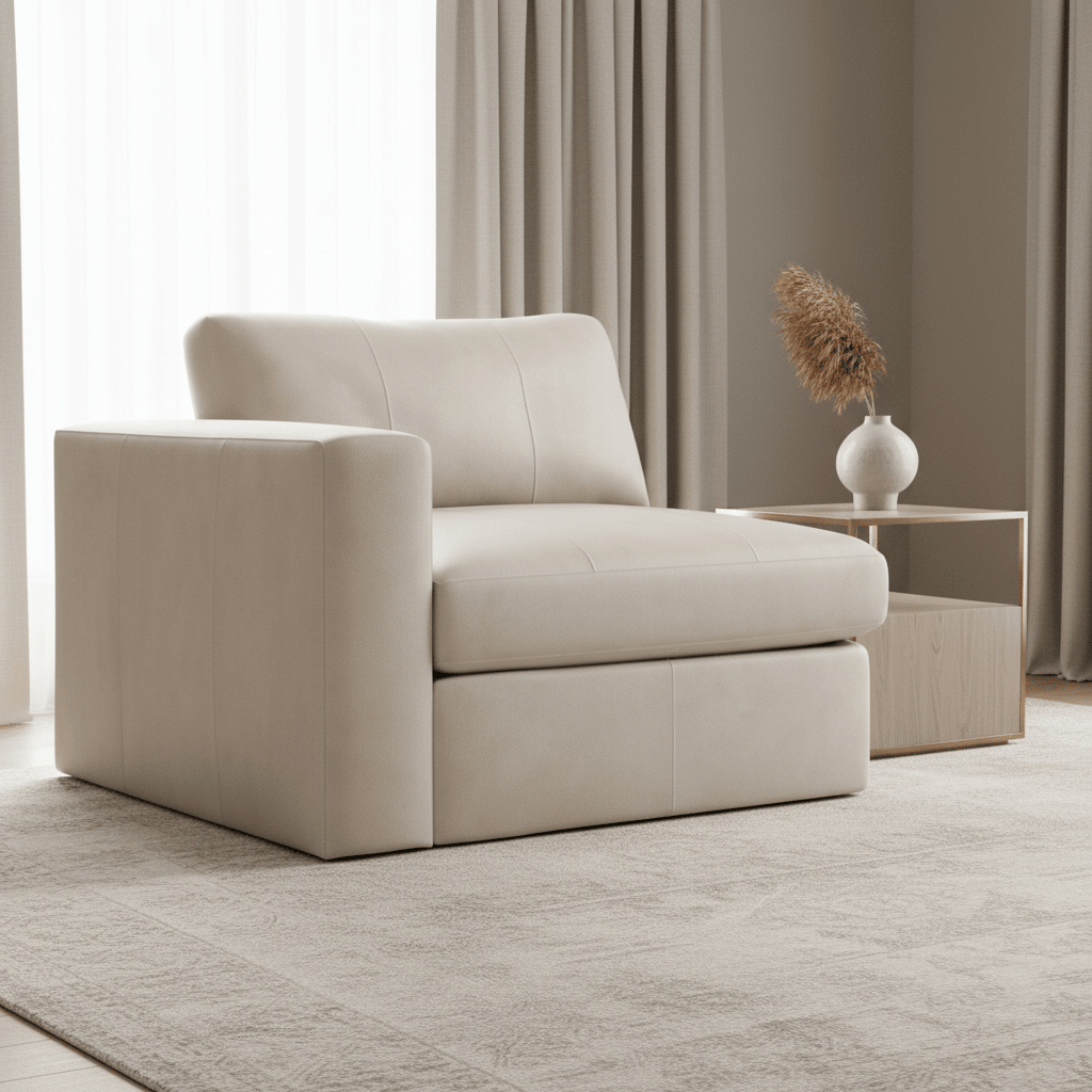 Stafford Leather Left Arm Chair Chairs| Bernhardt