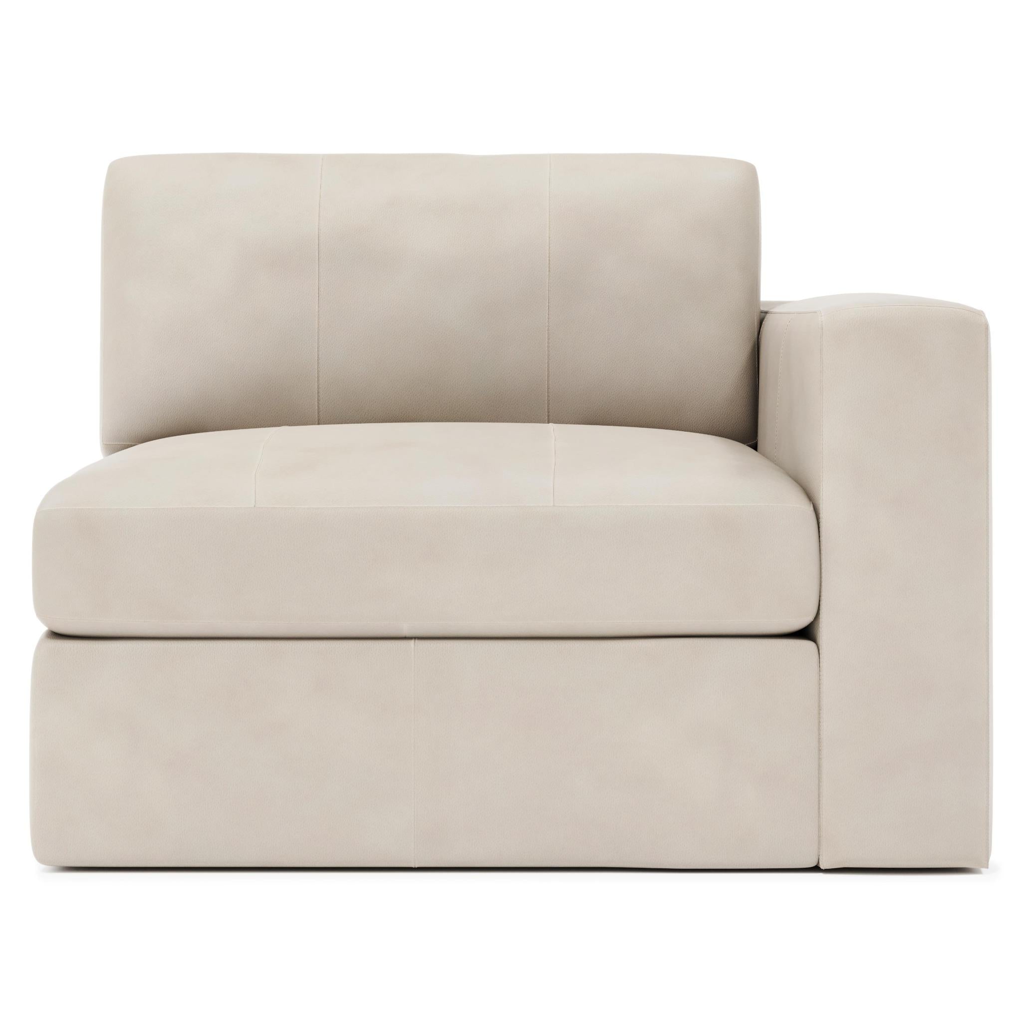 Stafford Leather Right Arm Chair Chairs| Bernhardt