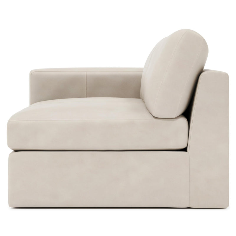 Stafford Leather Right Arm Chair - Al Rugaib Furniture