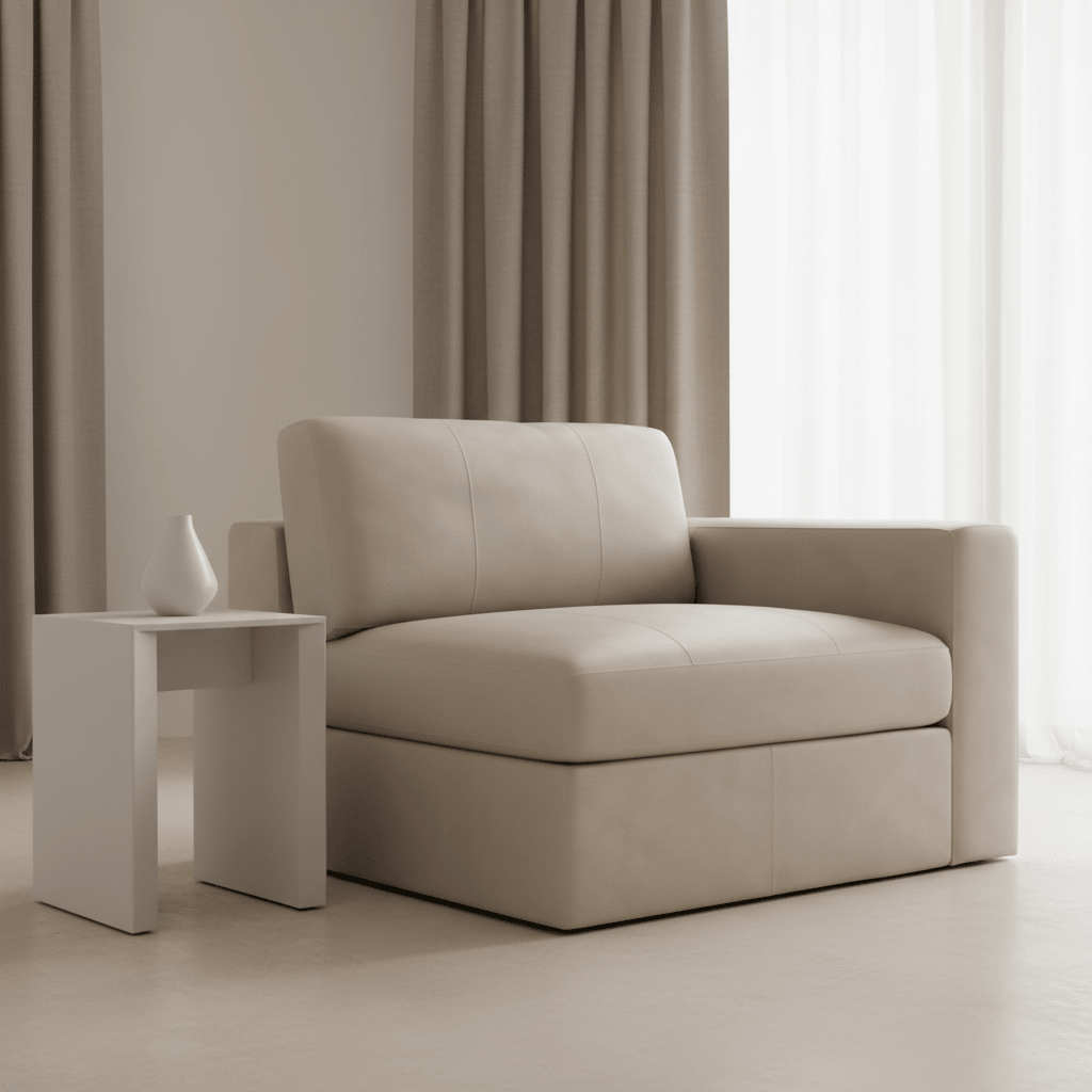 Stafford Leather Right Arm Chair Chairs| Bernhardt