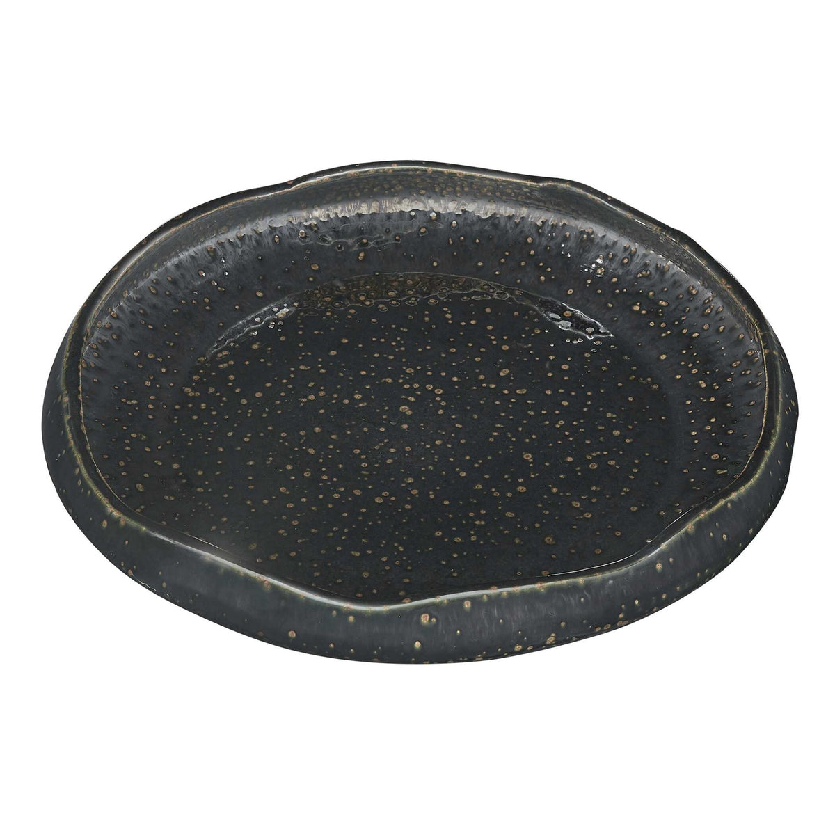 Stardust Ripple Indoor-Outdoor Black Bowl Bowl| Uttermost