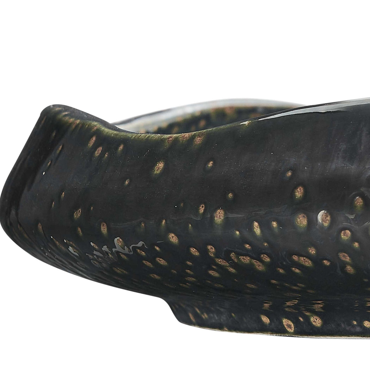 Stardust Ripple Indoor-Outdoor Black Bowl Bowl| Uttermost