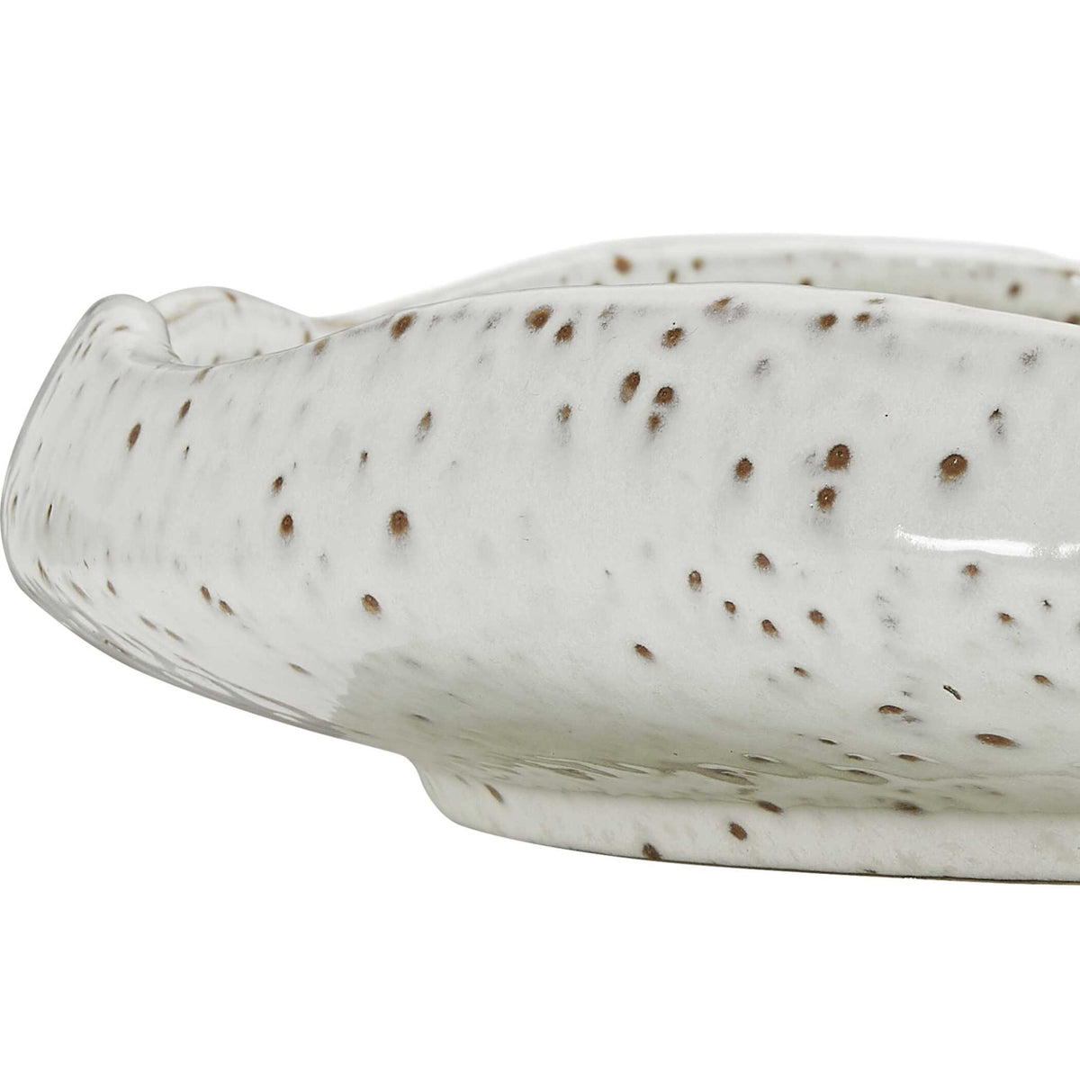 Stardust Ripple Indoor-Outdoor White Bowl Bowl| Uttermost