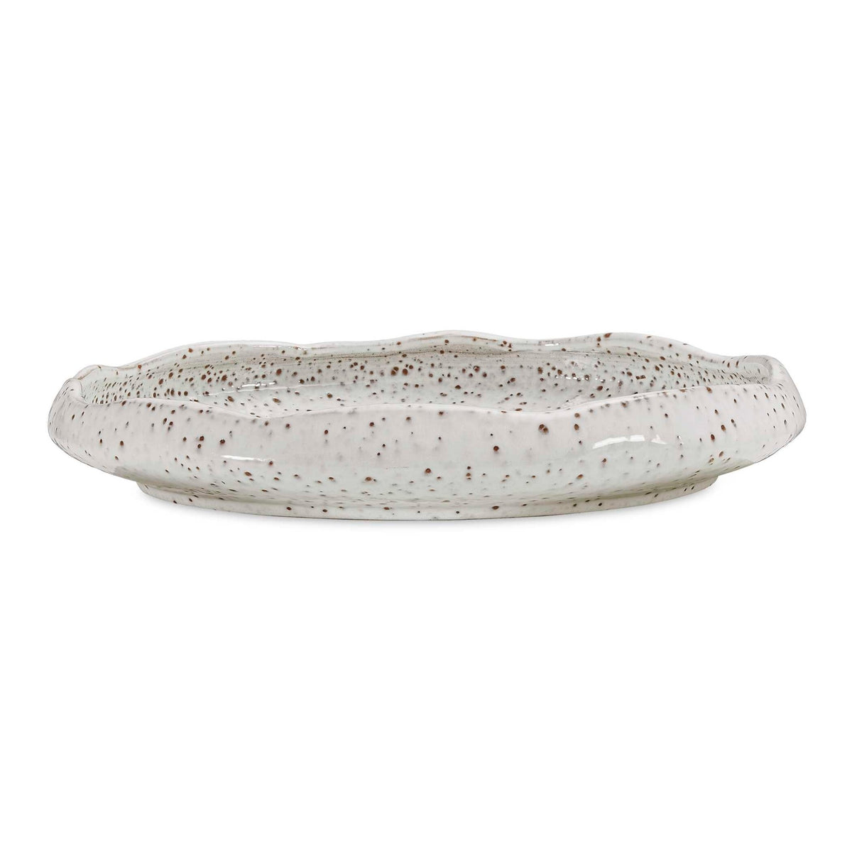 Stardust Ripple Indoor-Outdoor White Bowl Bowl| Uttermost