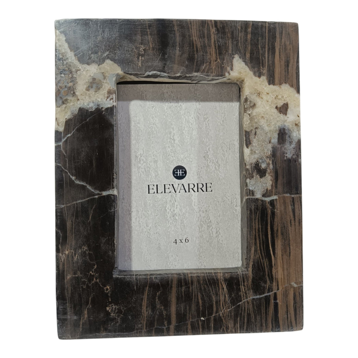 STARK CAPPUCCINO MARBLE 4X6 PHOTO FRAME Table Decors| Sagebrook Home