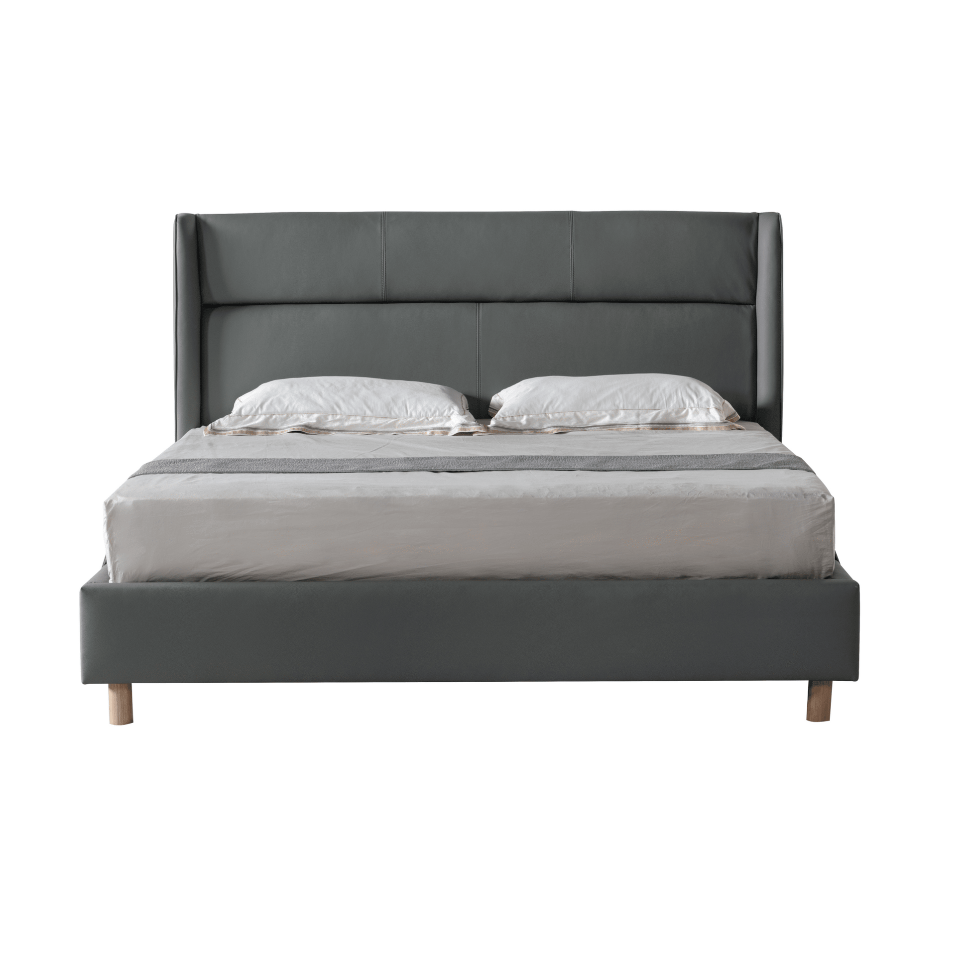 Starlit Sleeper Grey King Bed x W196 Beds| Roots Furniture