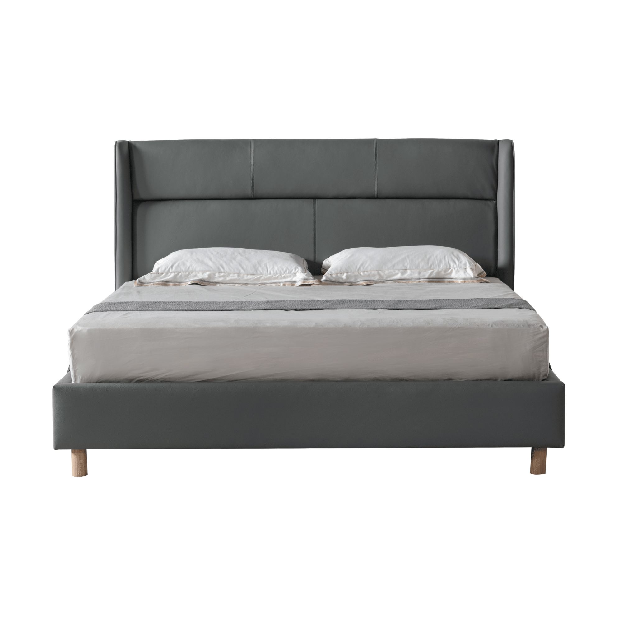 Starlit Sleeper Grey King Bed x W196 Beds| Roots Furniture