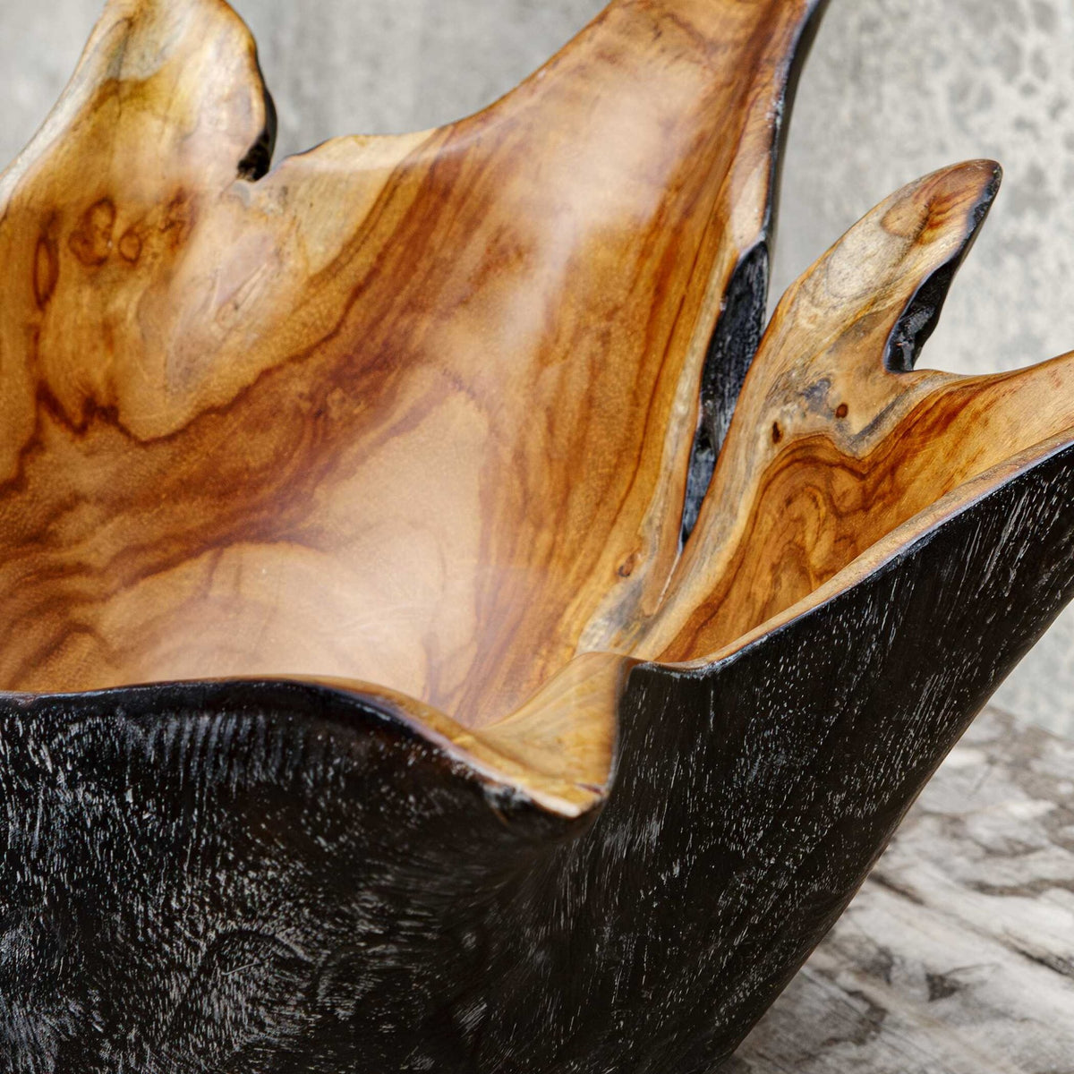 Starpetal Wooden Bowls Set/2 Bowl| Uttermost