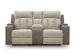 Stately Check PWR REC Loveseat/CON/ADJ HDRST Recliners| Ashley Homestore