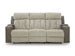 Stately Check PWR REC Sofa with ADJ Headrest Recliners| Ashley Homestore