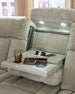 Stately Check PWR REC Sofa with ADJ Headrest Recliners| Ashley Homestore