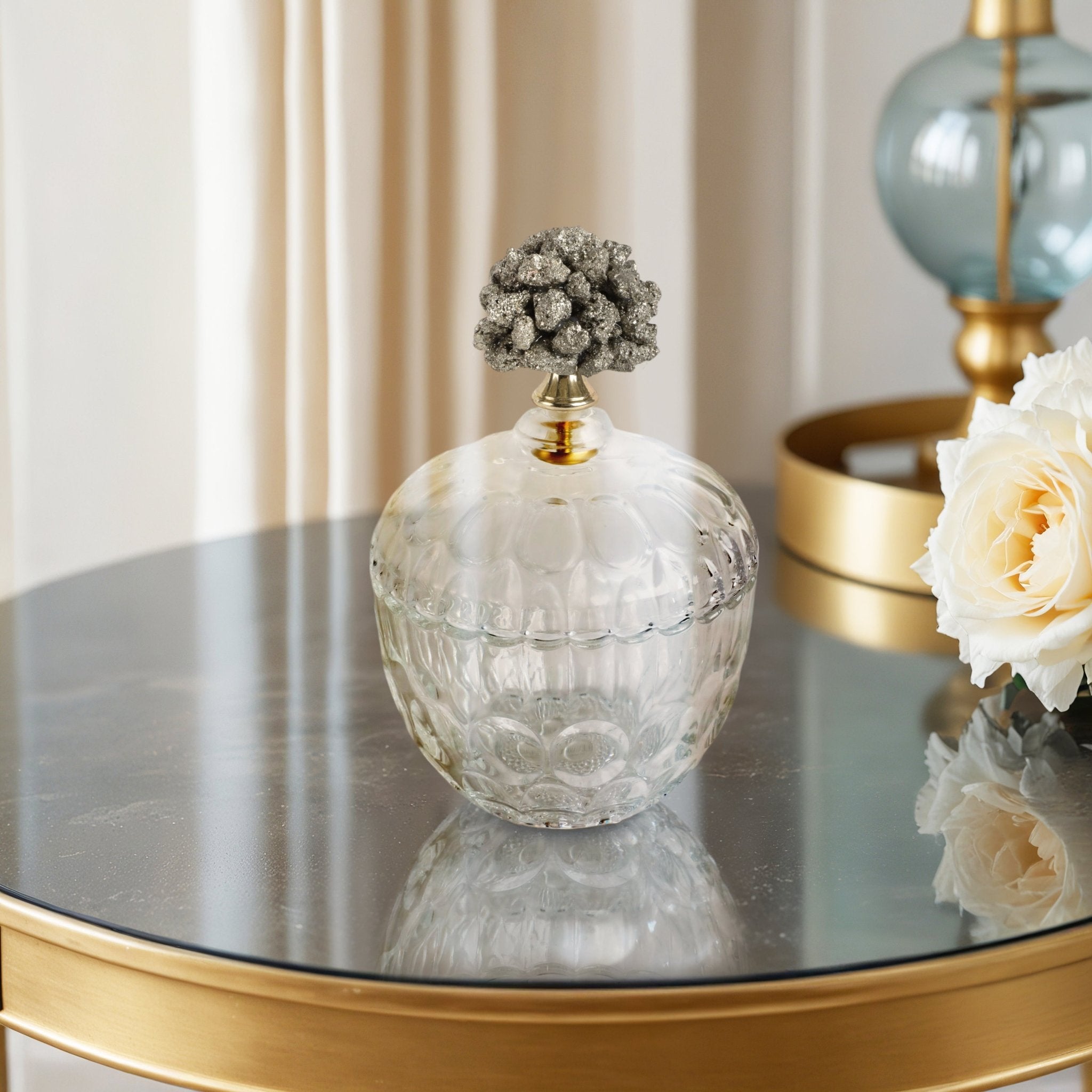 Stella Stone And Glass Jar Vases and Jars| Sagebrook Home