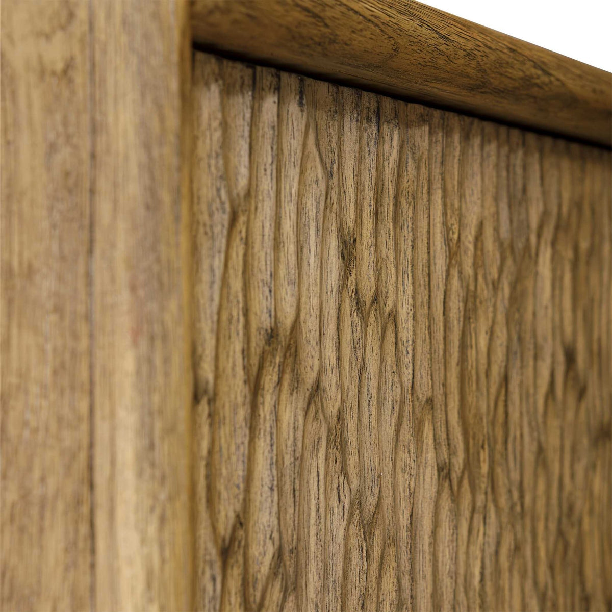Stevenson Natural Wood 4 Door Cabinet Cabinets & Chests| Uttermost